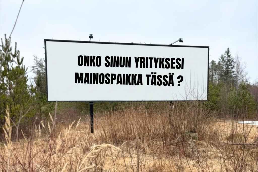 Tienvarsimainos yritykselle Pirkanmaalla, näkyvyyttä parhaimmillaan